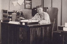 Edward Crumpton at work.