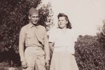 Carl (Bus) Crumton with Betty Lou.