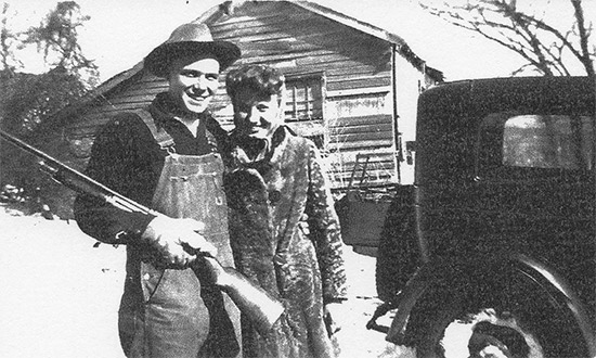 Harry with his fiancé Gertrude before the war. Courtesy of the family.